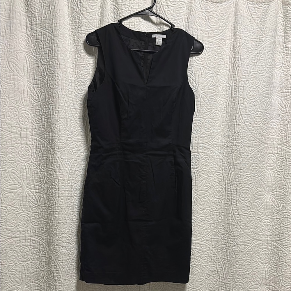 H&M Business Casual Black Sleeveless Dress